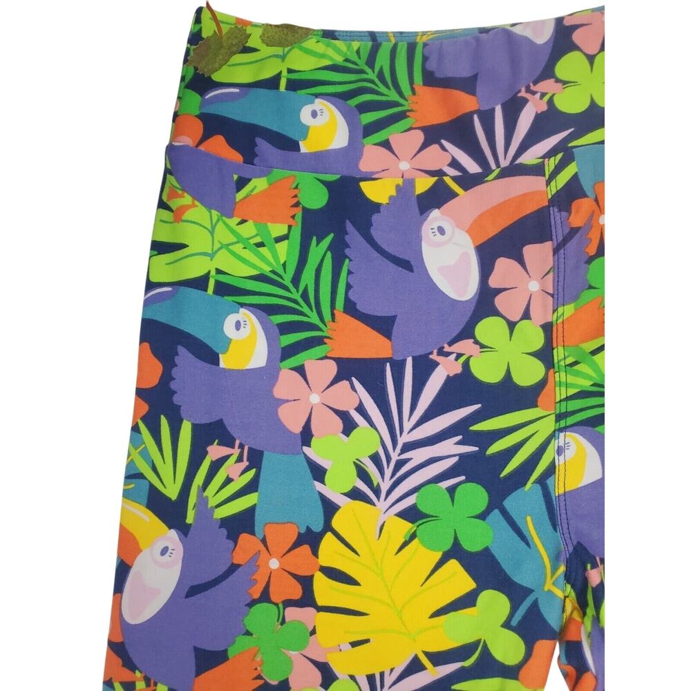 LuLaRoe Leggings TC Tall & Curvy Butter Soft Pink Floral Print Womens Plus Size